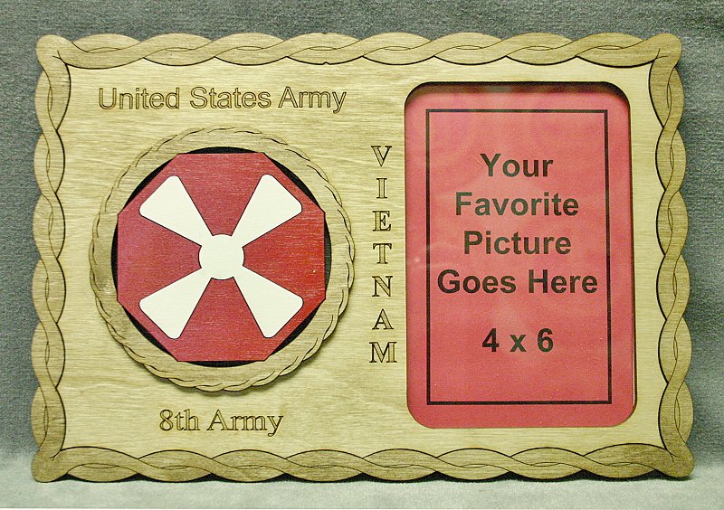 8th Army Vietnam Picture Frame
